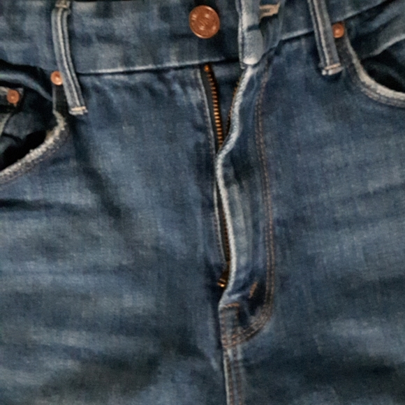 Mother Jeans THE LOOKER Where Is My Mind Distressed Wash Women 28 - Picture 4 of 16